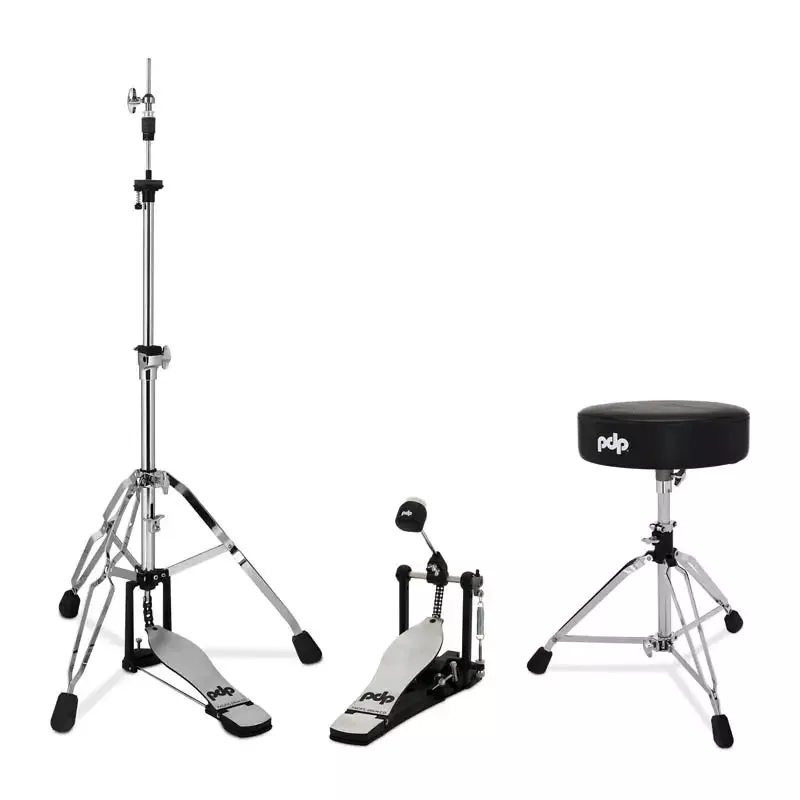 pdp-800-series-3pc-hardware-pack-w-single-pedal PDP 800 Series 3pc Hardware Pack w/Single Pedal