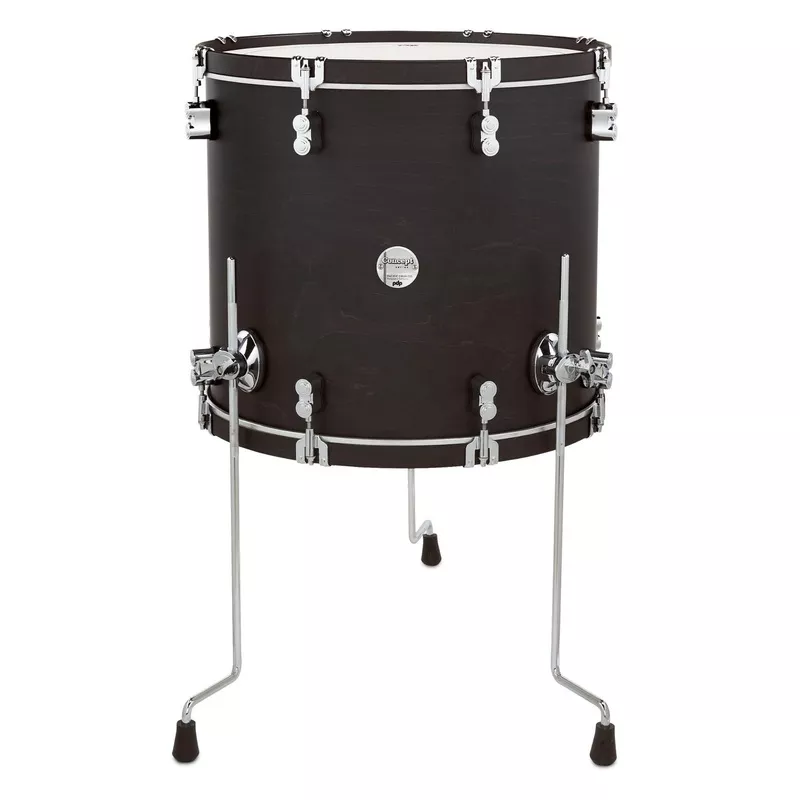 pdp-concept-classic-floor-tom-18-16-ebony-w-ebony-hoops PDP Concept Classic Floor Tom 18×16 Ebony w/Ebony Hoops