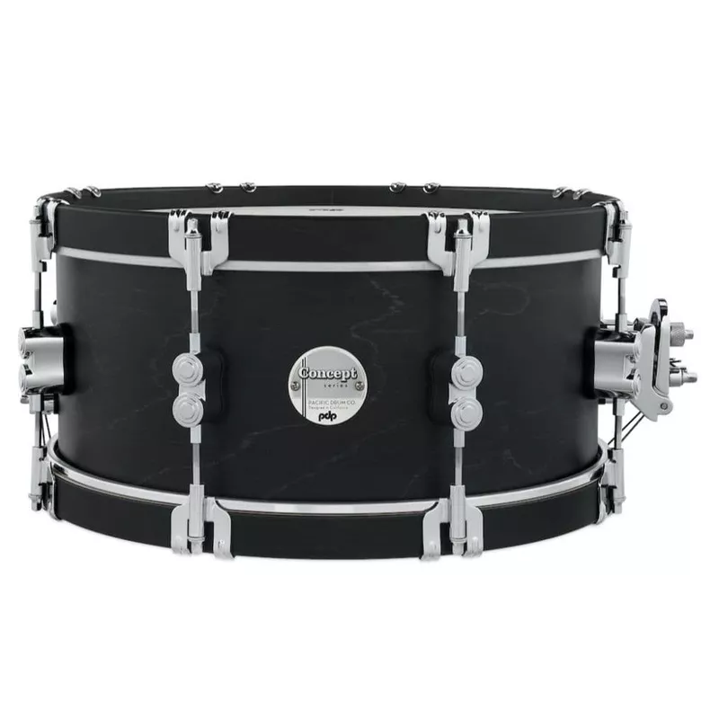 pdp-concept-classic-snare-drum-14-6-5-ebony-ebony-hoops PDP Concept Classic Snare Drum 14×6.5 Ebony/Ebony Hoops