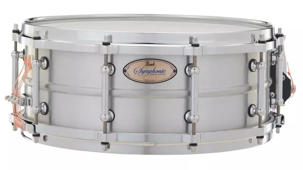 pearl-demo-symphonic-sya1465-14x6-5-aluminum-concert-snare-drum Pearl *DEMO* Symphonic SYA1465 14x6.5" Aluminum Concert Snare Drum