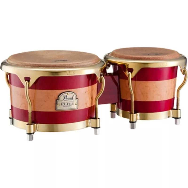 pearl-elite-bongos-cherry-eucalyptus-w-gold-hardware Pearl Elite Bongos Cherry Eucalyptus w/Gold Hardware