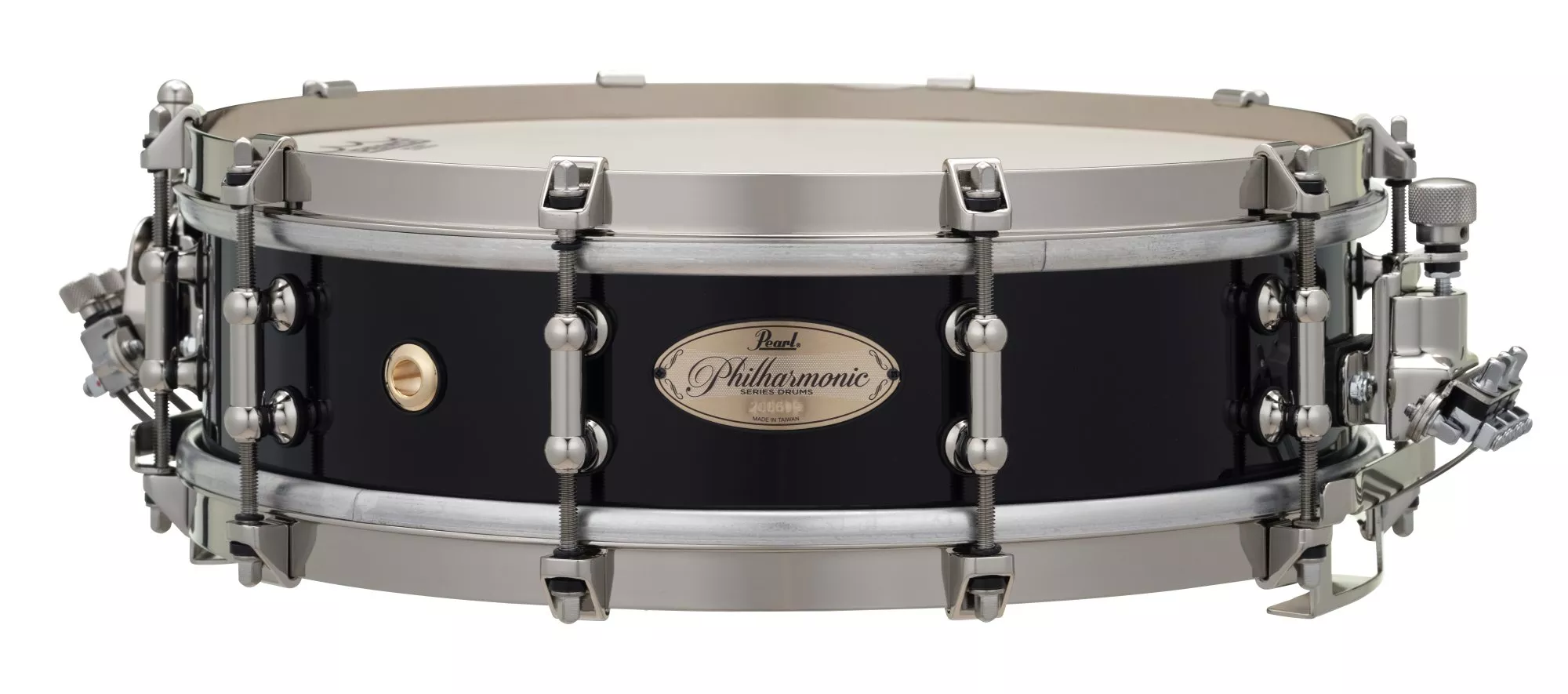 pearl-php1440-n103-14x4-philharmonic-maple-snare-drum-piano-black PEARL PHP1440/N103 14X4 PHILHARMONIC MAPLE SNARE DRUM - PIANO BLACK