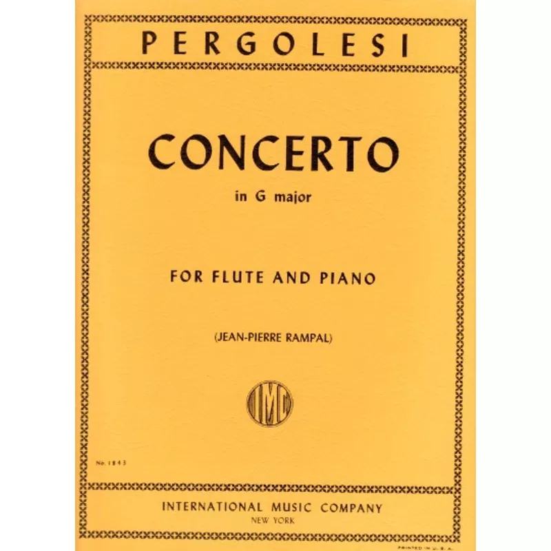 pergolesi-g-concerto-in-g-major Pergolesi, G :: Concerto in G Major
