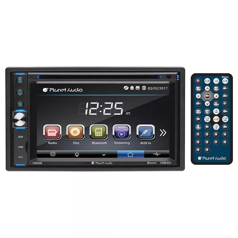 planet-audio-6-2-ddin-receiver-bluetooth-touchscreen-dvd-mp3-cd-am-fm-p9630b Planet Audio 6.2 DDin Receiver Bluetooth Touchscreen DVD/MP3/CD/AM/FM P9630B