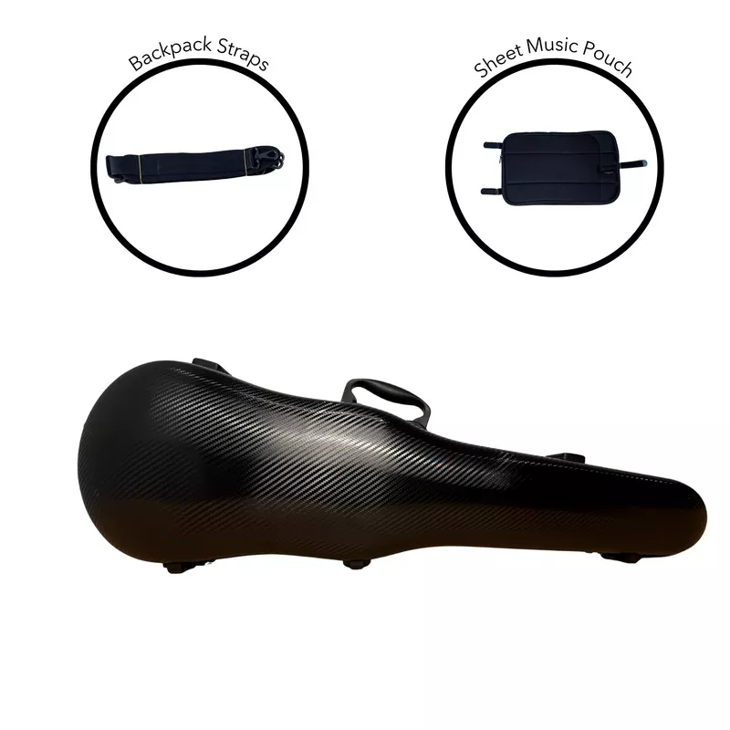 portland-shaped-composite-violin-case-upgrade-vn2-gray Portland Shaped Composite Violin Case UPGRADE VN2 Gray