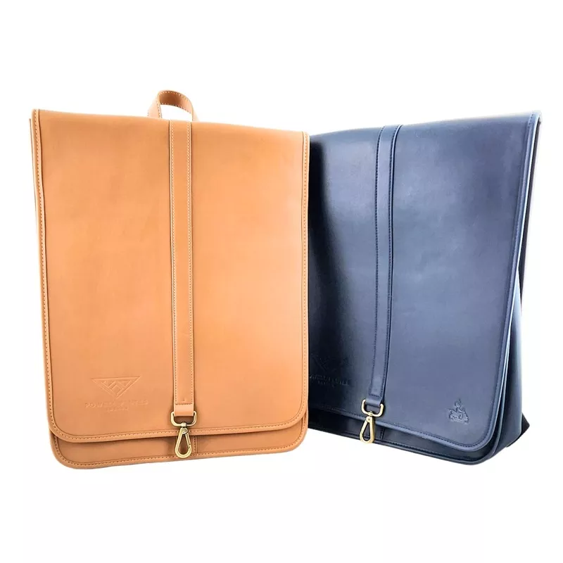 powell-leather-flute-backpack-navy Powell Leather Flute Backpack Navy