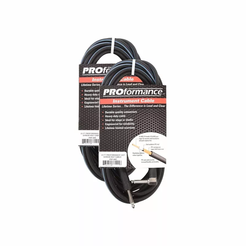 proformance-instrument-cable-20-angle-straight-2-pack-bundle PROformance Instrument Cable 20′ Angle-Straight 2 Pack Bundle