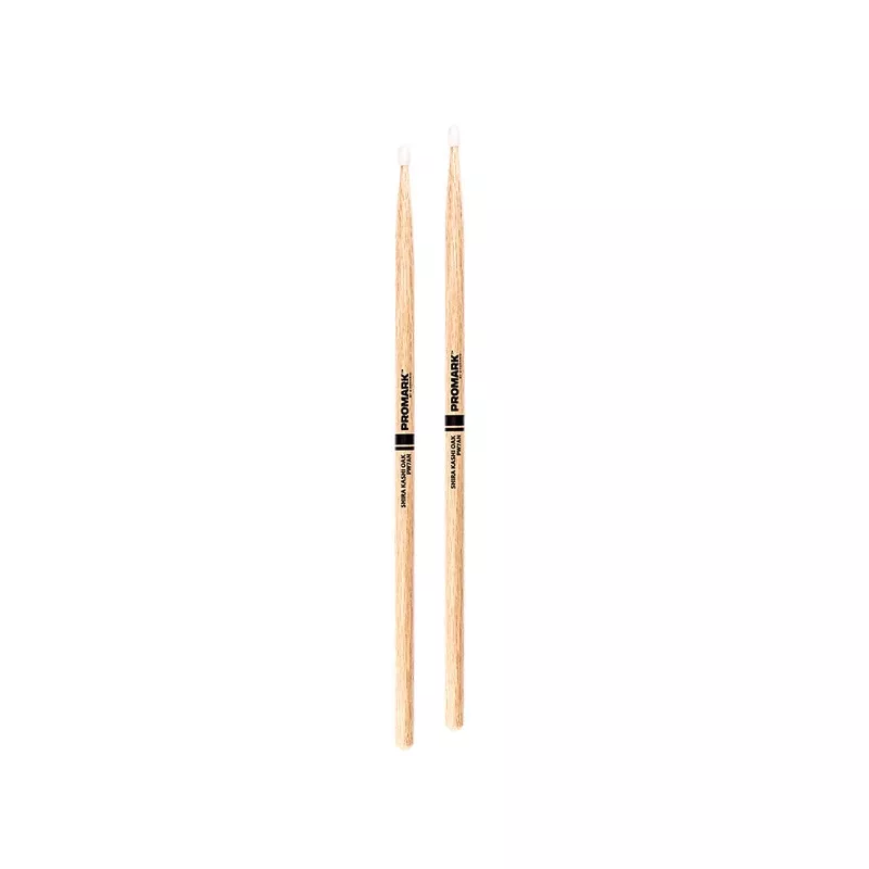 promark-classic-7a-shira-kashi-oak-nylon-tip-drumstick ProMark Classic 7A Shira Kashi Oak Nylon Tip Drumstick