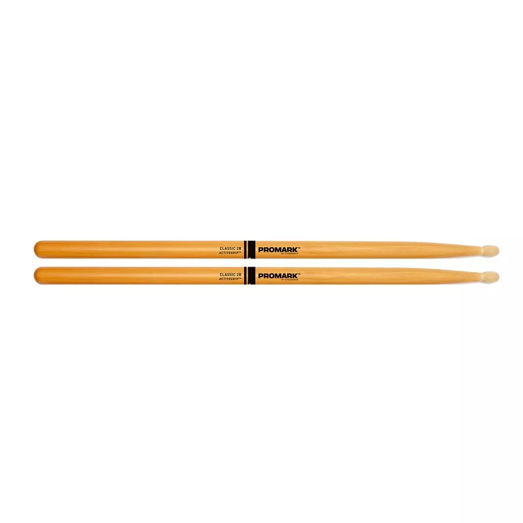 promark-classic-tx2bw-agc-2b-activegrip-drumsticks-clear ProMark Classic TX2BW-AGC 2B ActiveGrip Drumsticks Clear