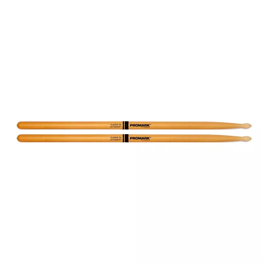 promark-classic-tx5aw-agc-5a-activegrip-drumsticks-clear ProMark Classic TX5AW-AGC 5A ActiveGrip Drumsticks Clear