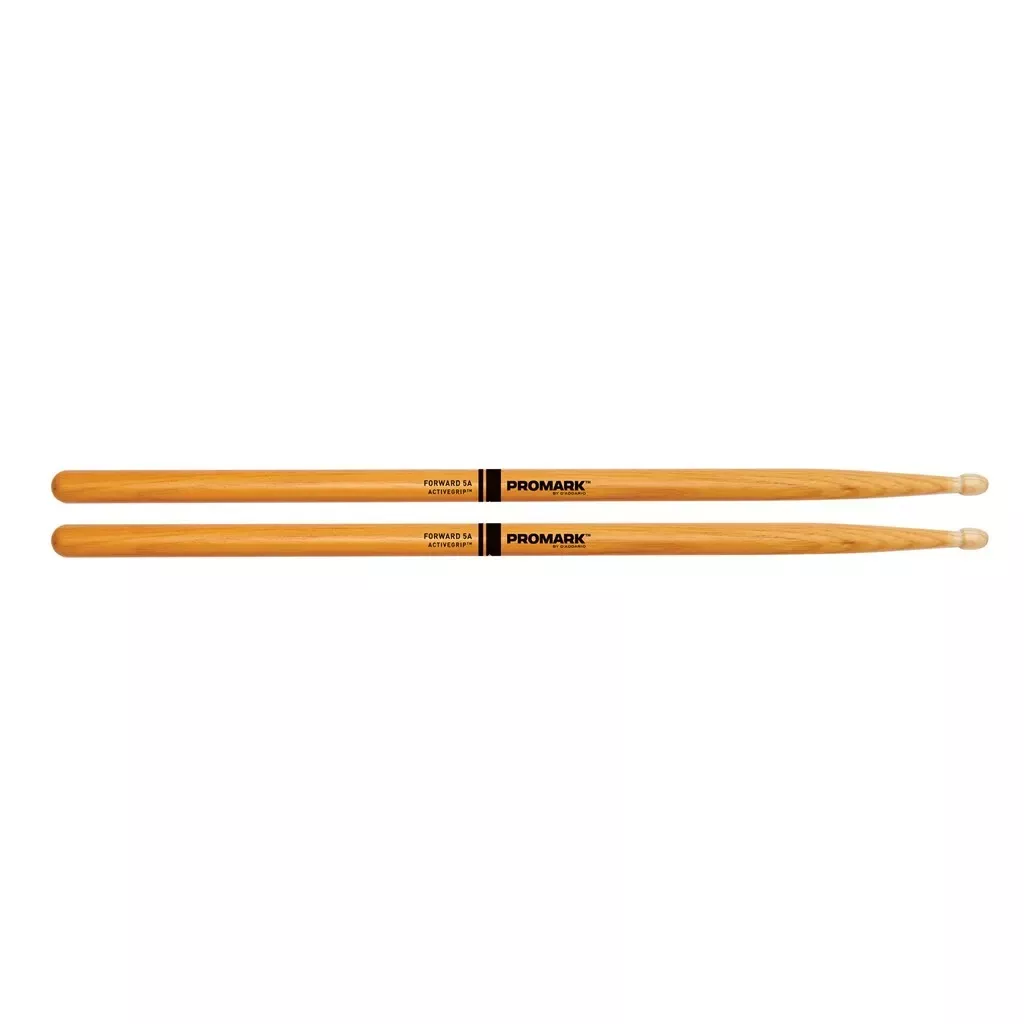 promark-forward-f5aagc-5a-activegrip-drumsticks-clear ProMark Forward F5AAGC 5A ActiveGrip Drumsticks Clear