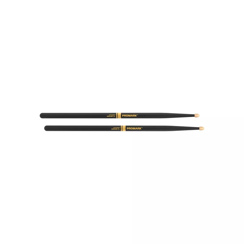 promark-rebound-5a-activegrip-hickory-acorn-wood-tip-drumsticks ProMark Rebound 5A ActiveGrip Hickory Acorn Wood Tip Drumsticks