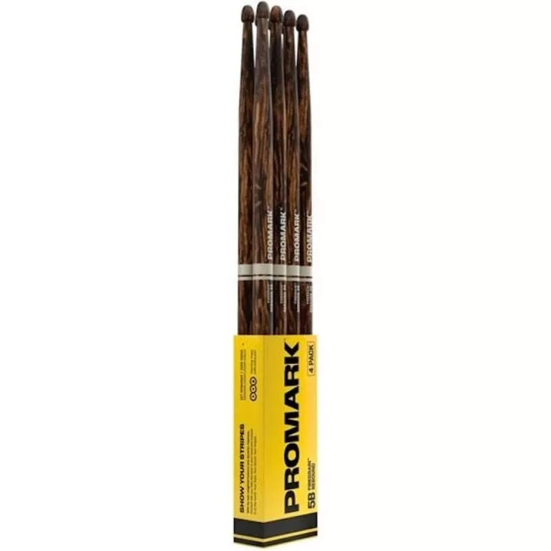 promark-rebound-5b-firegrain-drum-sticks-4pr-bundle ProMark Rebound 5B FireGrain Drum Sticks, 4pr Bundle