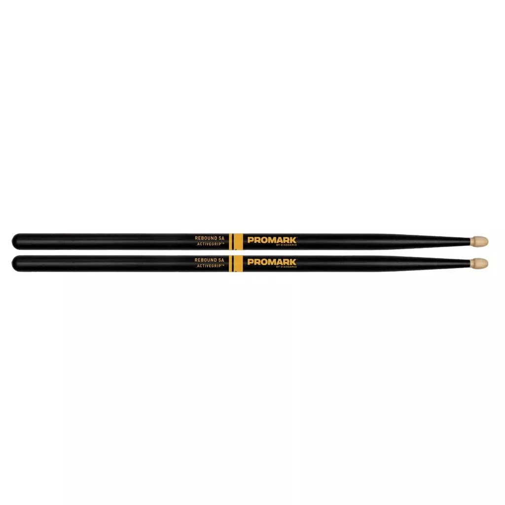 promark-rebound-r5aag-5a-activegrip-drumsticks ProMark Rebound R5AAG 5A ActiveGrip Drumsticks