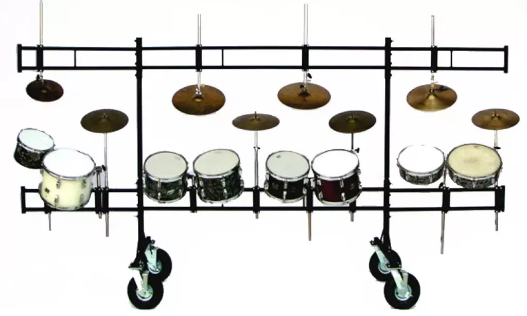 pyle-percussion-aftr-507-double-tier-field-rack Pyle Percussion AFTR 507 Double Tier Field Rack