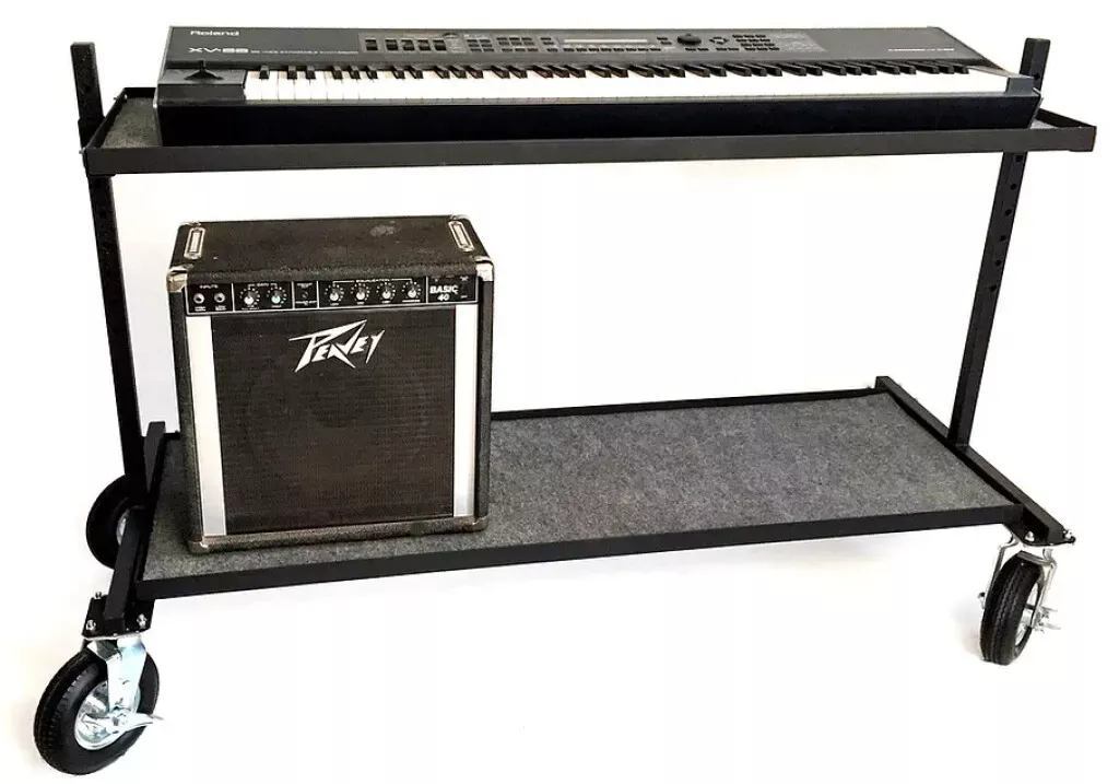 Pyle Percussion EKC 702 All Terrain Electronic Keyboard Cart
