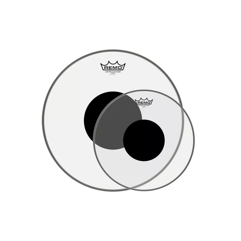 remo-12-16-controlled-sound-clear-black-dot-drumhead-2-pack-bundle Remo 12/16″ Controlled Sound Clear Black Dot Drumhead (2 Pack Bundle)