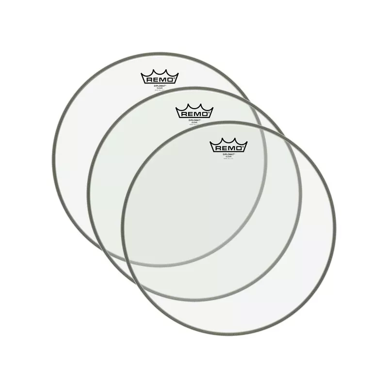 remo-13-diplomat-clear-drumhead-3-pack-bundle Remo 13″ Diplomat Clear Drumhead (3 Pack Bundle)