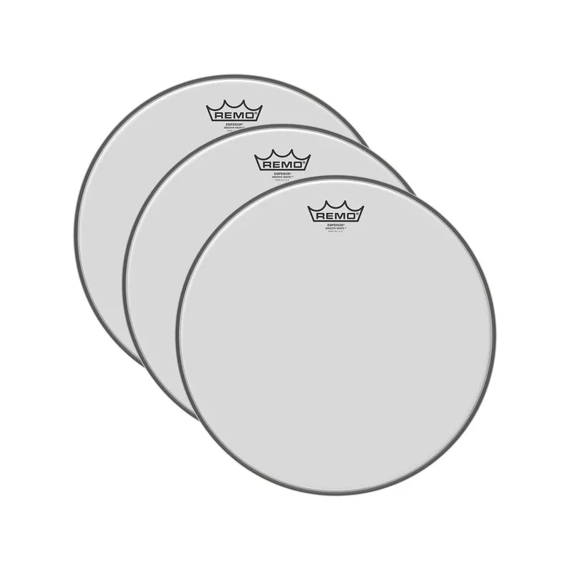 remo-13-emperor-smooth-white-drumhead-3-pack-bundle Remo 13″ Emperor Smooth White Drumhead (3 Pack Bundle)