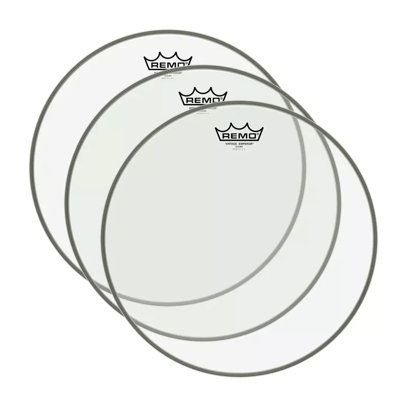 remo-16-emperor-vintage-clear-drumhead-3-pack-bundle Remo 16″ Emperor Vintage Clear Drumhead (3 Pack Bundle)