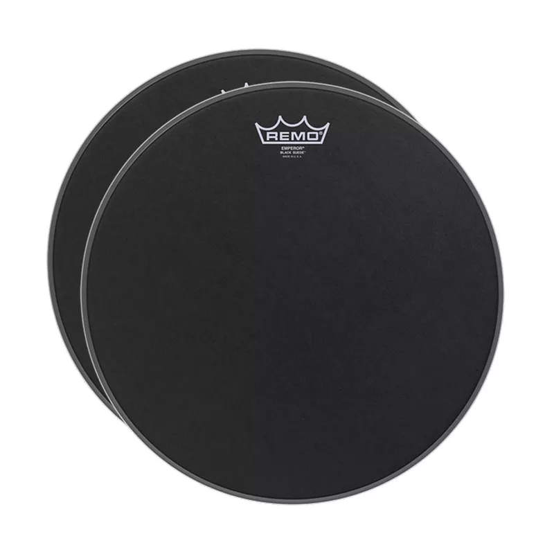 remo-18-emperor-black-suede-drumhead-2-pack-bundle Remo 18″ Emperor Black Suede Drumhead (2 Pack Bundle)
