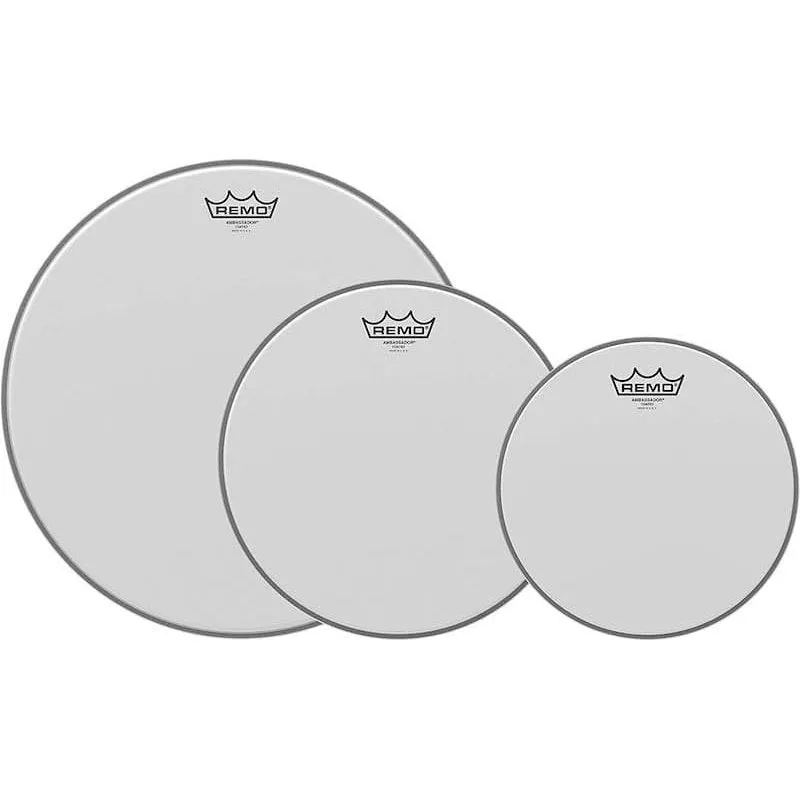 remo-ambassador-coated-drumhead-pack-12-14-16 Remo Ambassador Coated Drumhead Pack 12/14/16