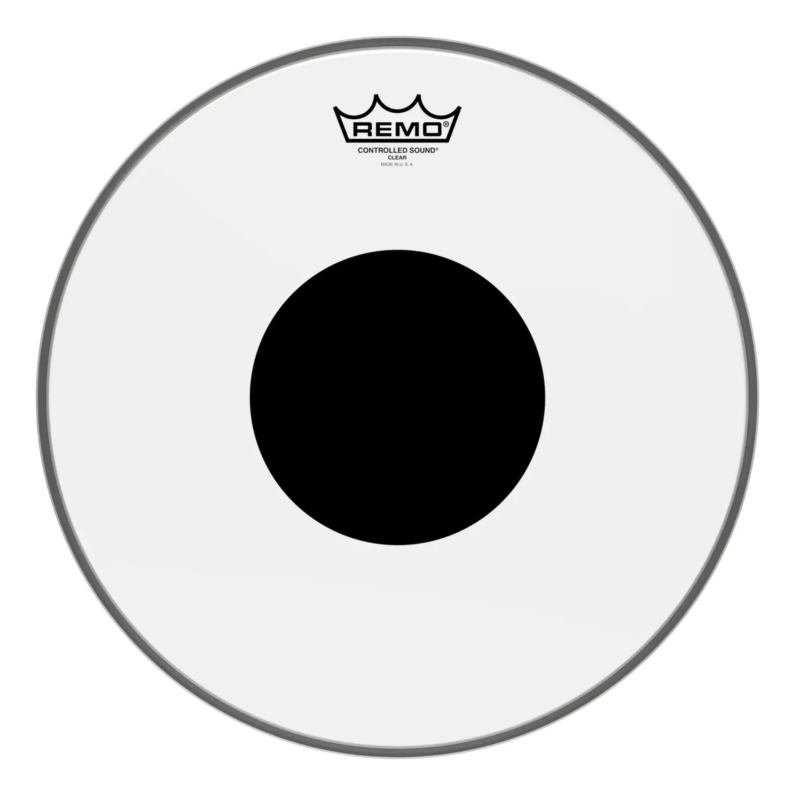remo-black-dot-clear-controlled-sound-drumhead REMO BLACK DOT CLEAR CONTROLLED SOUND DRUMHEAD