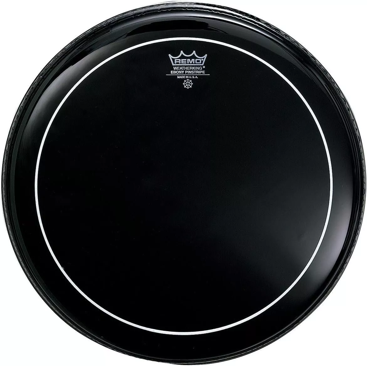 remo-ebony-pinstripe-batter-drumhead REMO EBONY PINSTRIPE BATTER DRUMHEAD