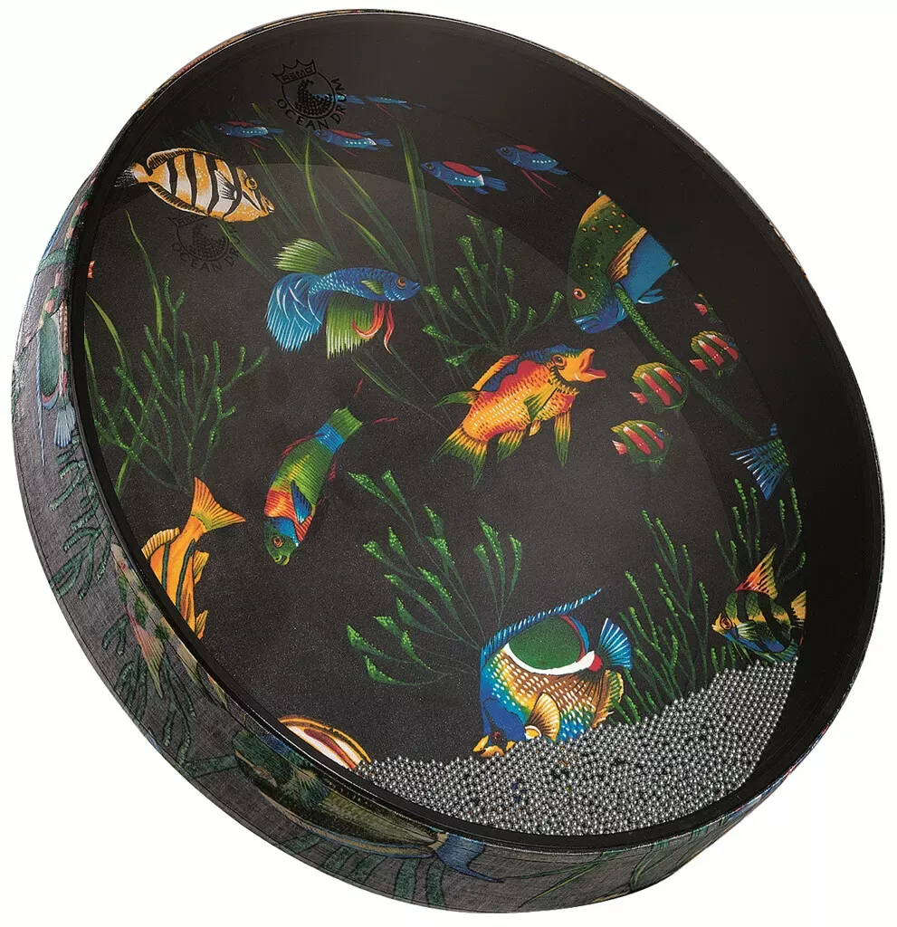 remo-et-0222-10-22-ocean-drum-fish-graphic-demo Remo ET-0222-10 22" Ocean Drum Fish Graphic **DEMO**