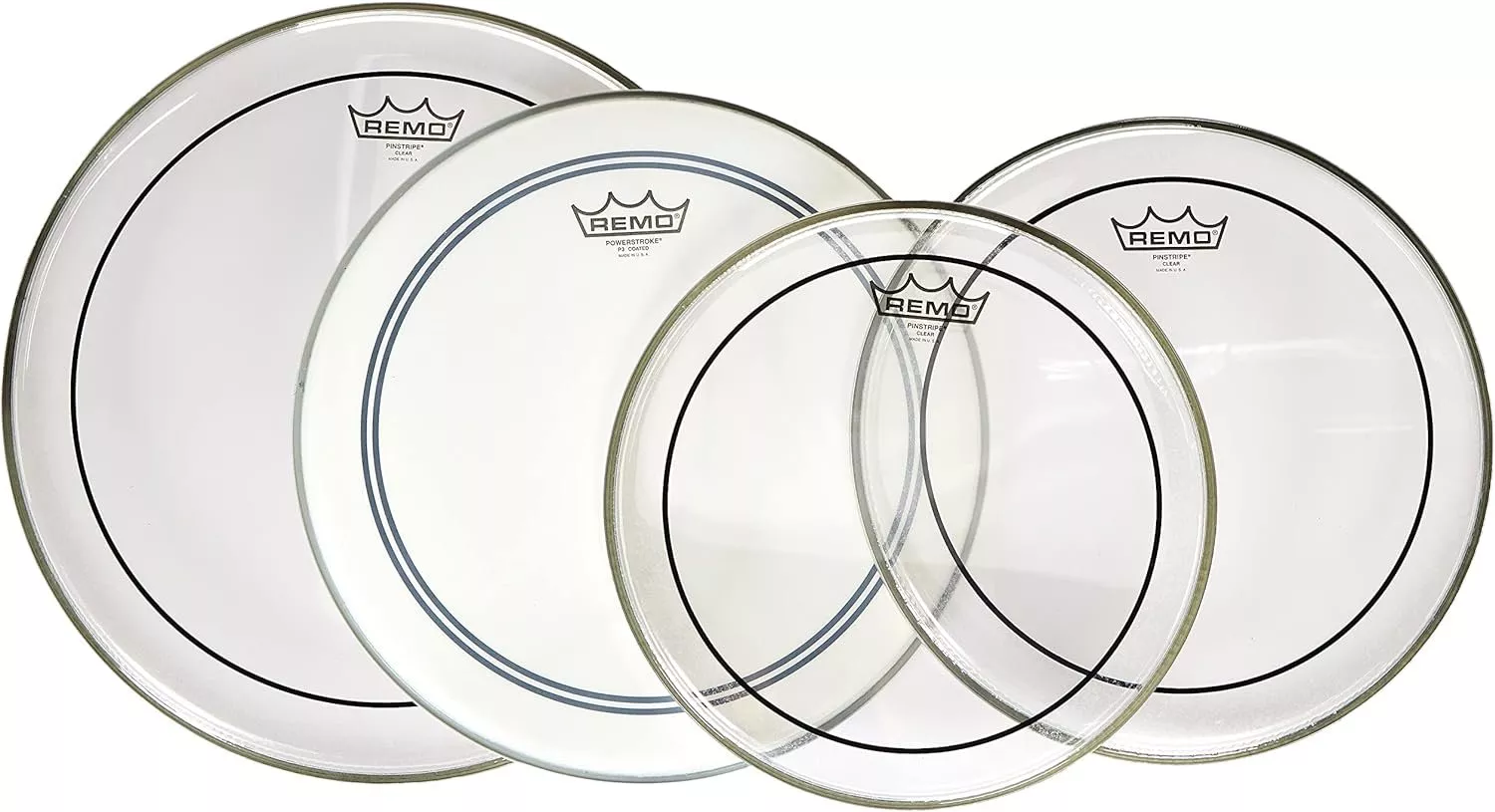 remo-pinstripe-clear-batter-drumhead REMO PINSTRIPE CLEAR BATTER DRUMHEAD