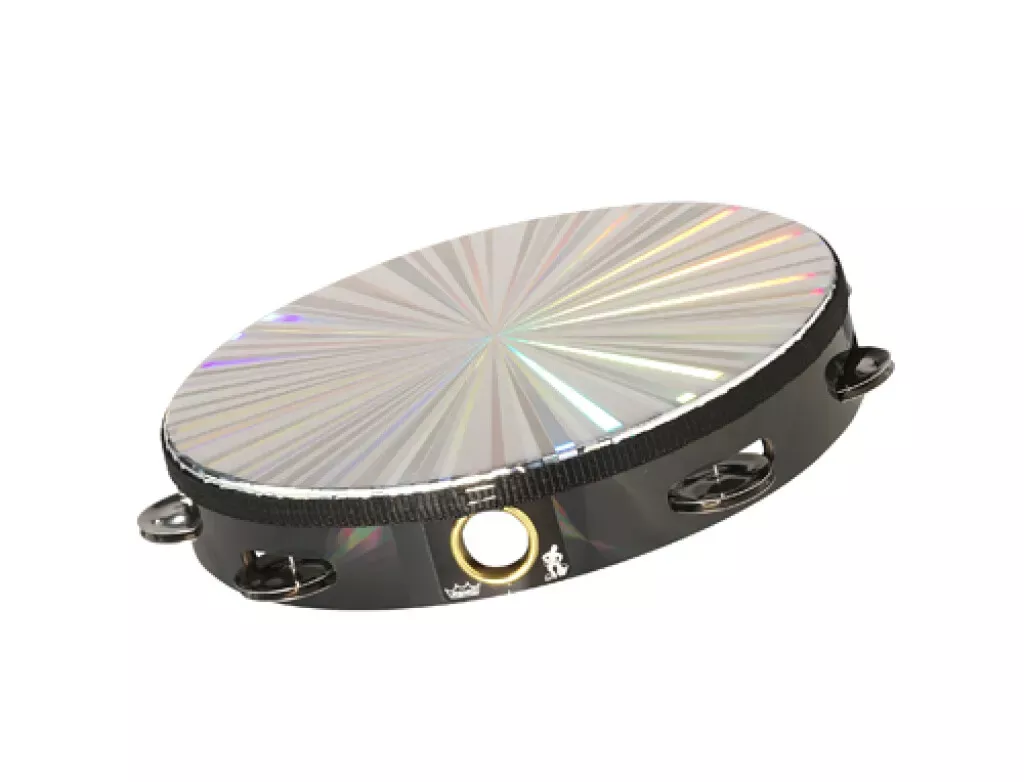 remo-prizmatic-ta-4108-48-8-single-row-tambourine-radiant-head Remo Prizmatic TA-4108-48 8" Single Row Tambourine, Radiant Head