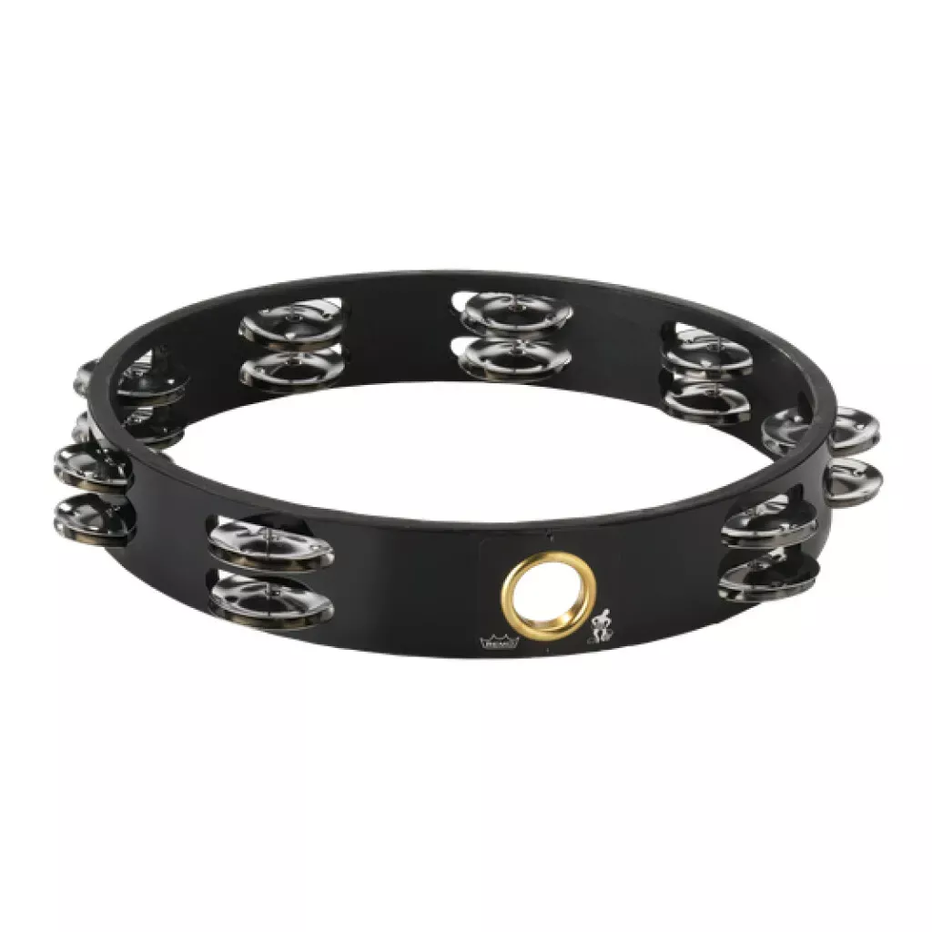 remo-ta-6210-70-10-headless-double-row-tambourine-black Remo TA-6210-70 10" Headless Double Row Tambourine, Black