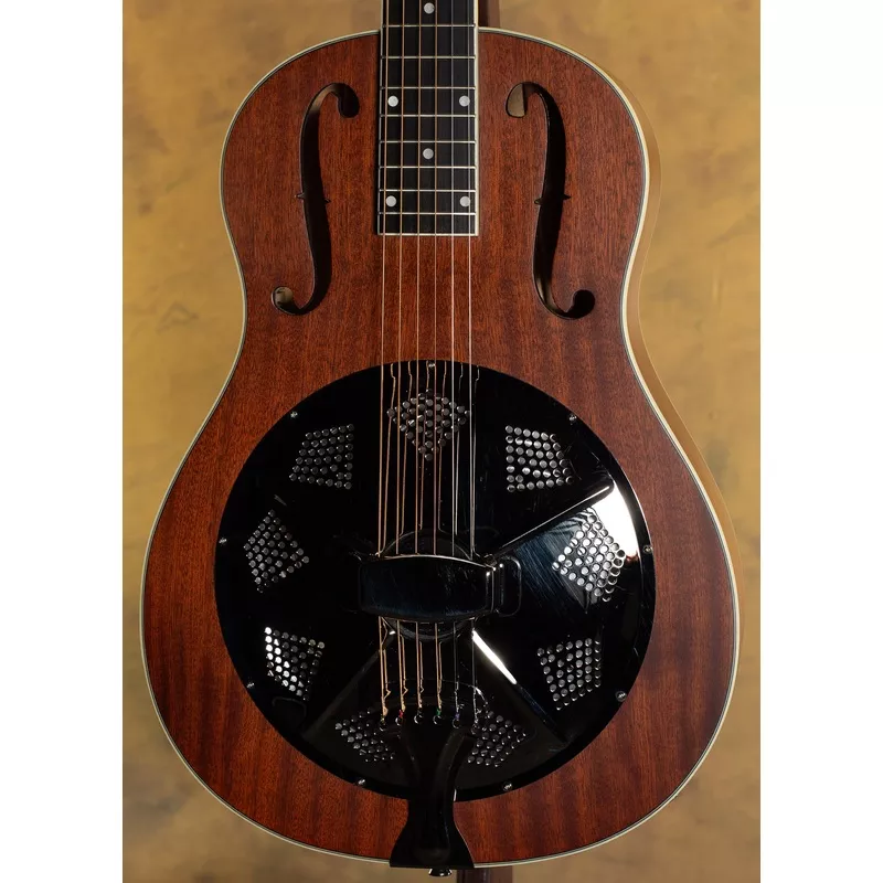 republic-triolian-mahogany-stain-single-cone-resonator Republic Triolian Mahogany Stain Single Cone Resonator