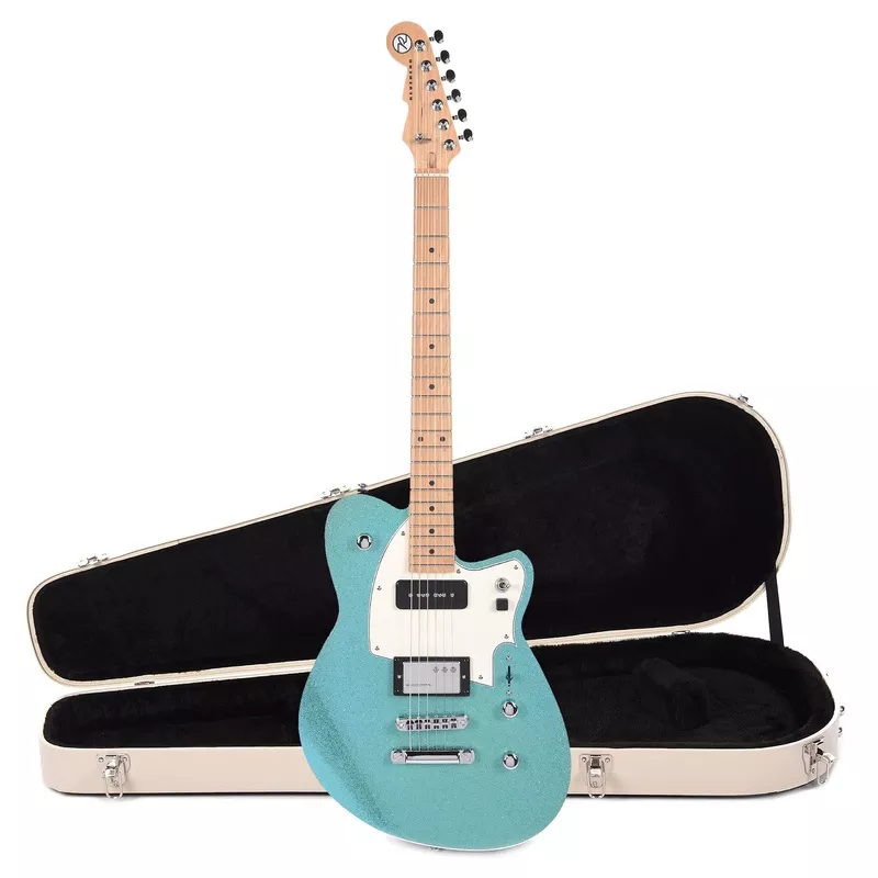 reverend-chris-freeman-turquoise-sparkle-hardshell-case-bundle Reverend Chris Freeman Turquoise Sparkle Hardshell Case Bundle
