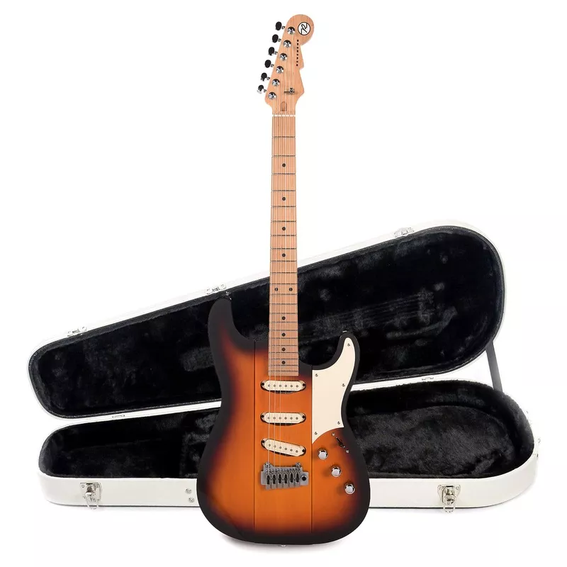 reverend-greg-koch-gristle-st-3-tone-burst-hardshell-case-bundle Reverend Greg Koch Gristle ST 3-Tone Burst Hardshell Case Bundle