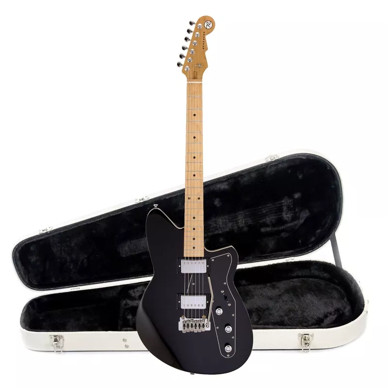 reverend-jetstream-hb-midnight-black-hardshell-case-bundle Reverend Jetstream HB Midnight Black Hardshell Case Bundle