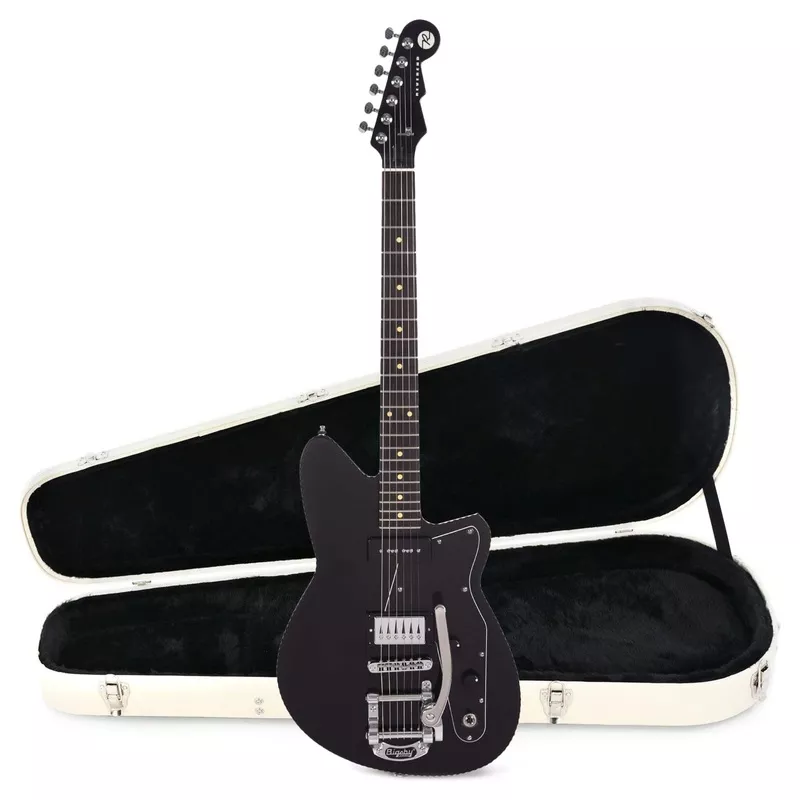 reverend-rick-vito-soul-agent-midnight-black-hardshell-case-bundle Reverend Rick Vito Soul Agent Midnight Black Hardshell Case Bundle