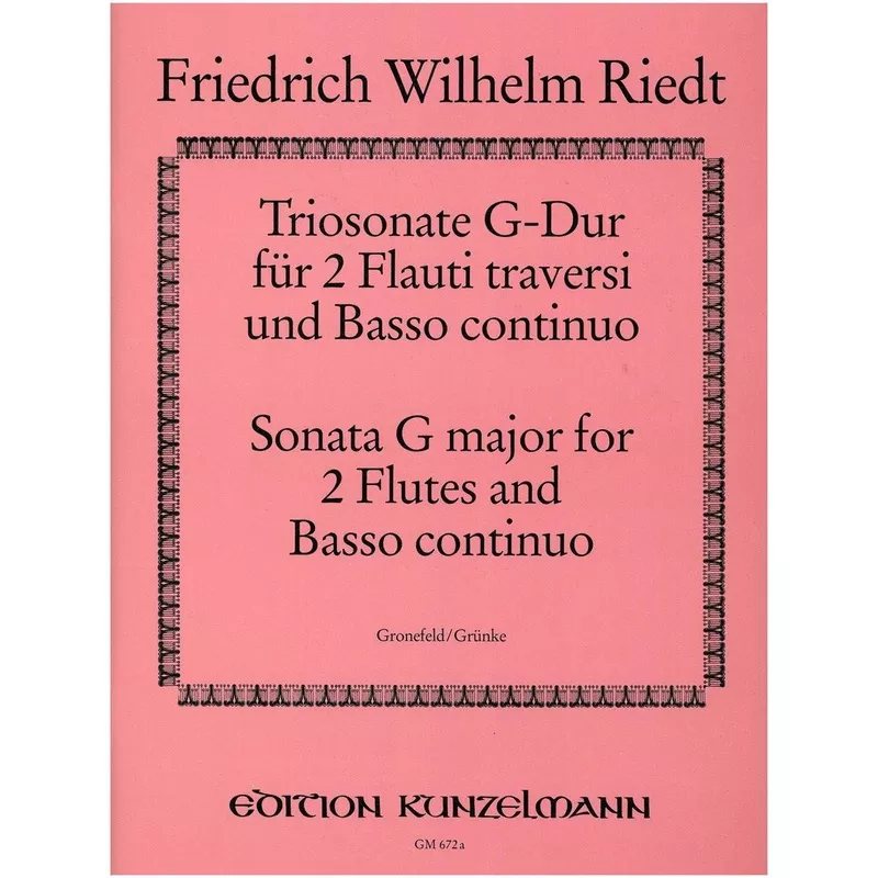 Riedt, FW :: Triosonate G-Dur [Trio Sonata in G Major]