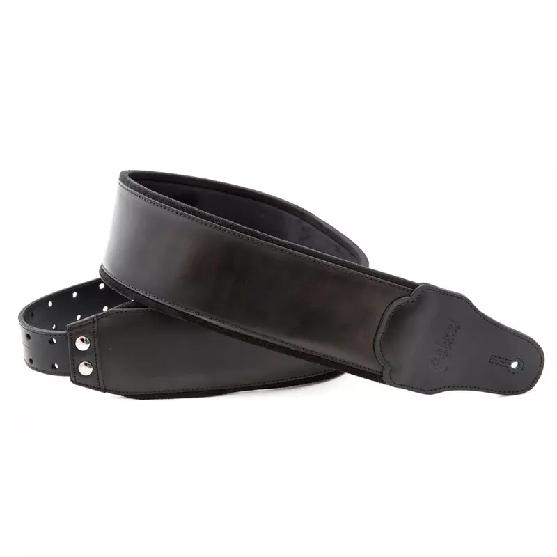 righton-go-bassman-3-15-in-guitar-strap-smooth-black RightOn! Go Bassman 3.15 in. Guitar Strap – Smooth Black