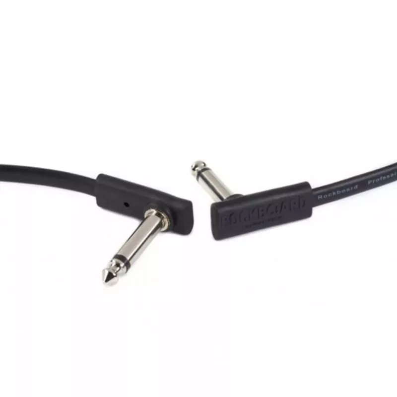 rockgear-rockboard-flat-patch-cable-black-5cm-1-97-10-pack-bundle RockGear RockBoard Flat Patch Cable Black 5cm (1.97″) 10 Pack Bundle