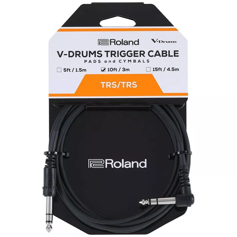 roland-pcs-10-tra-10-electronic-percussion-pad-trigger-cable Roland PCS-10-TRA 10′ Electronic Percussion Pad Trigger Cable