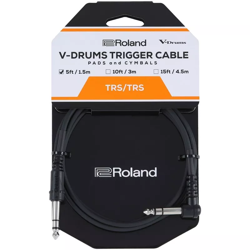 roland-pcs-5-tra-5-electronic-percussion-pad-trigger-cable Roland PCS-5-TRA 5′ Electronic Percussion Pad Trigger Cable