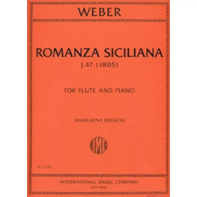 Romanza Siciliana, J. 47 (Flute and Piano)
