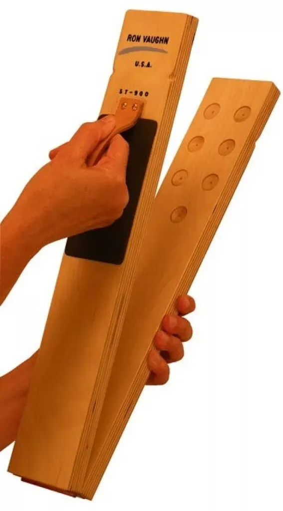 ron-vaughn-st-900-two-hand-russian-birch-slapstick Ron Vaughn ST-900 Two Hand Russian Birch Slapstick