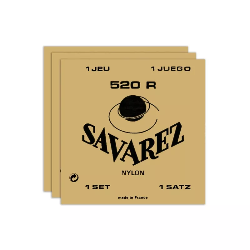 Savarez 520R Normal Tension Strings 3 Pack Bundle