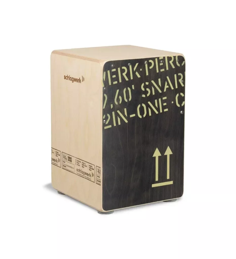 schlagwerk-cp403blk-2inone-black-cajon-medium Schlagwerk CP403BLK 2inOne Black Cajon, Medium