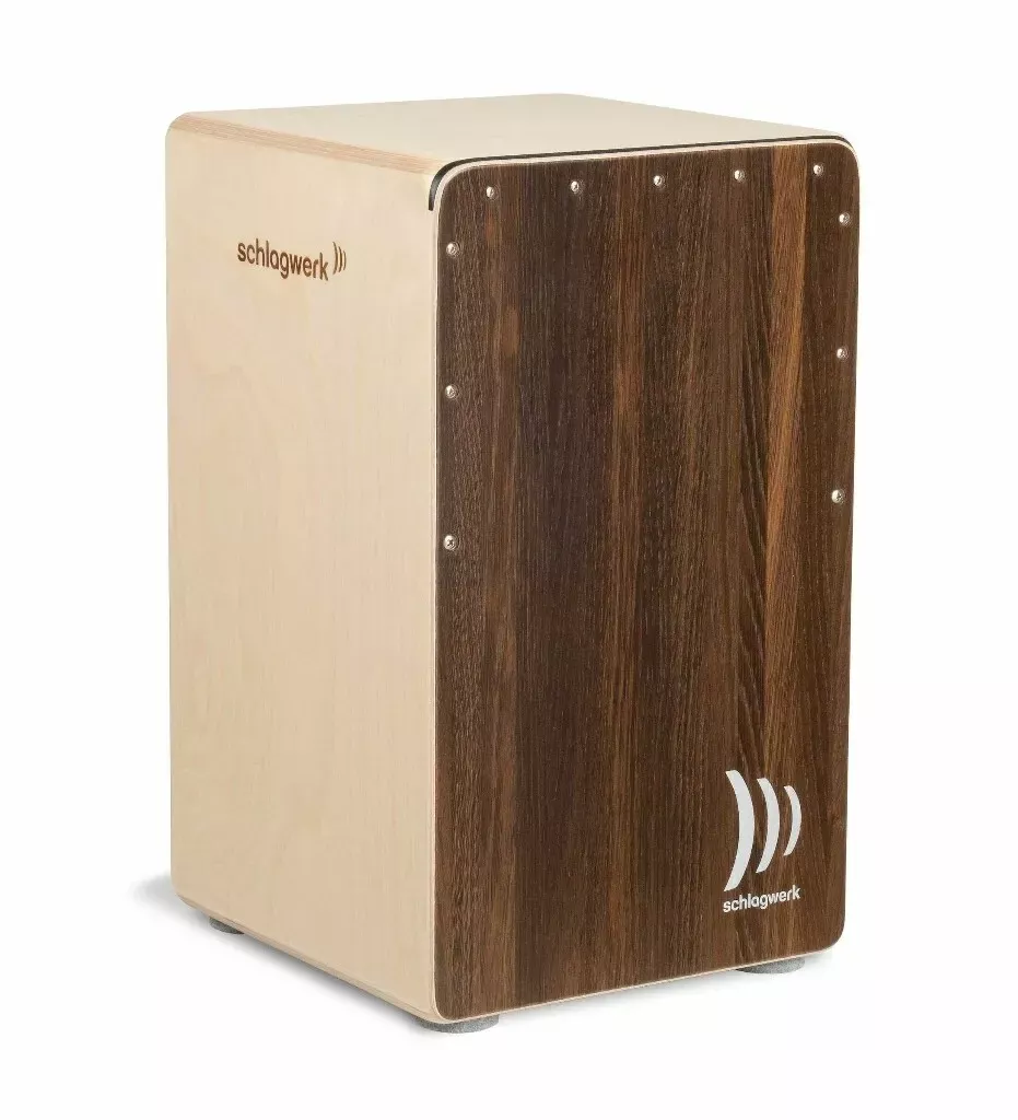 schlagwerk-cp408st-2inone-soft-touch-cajon-dark-oak Schlagwerk CP408ST 2inOne Soft Touch Cajon, Dark Oak