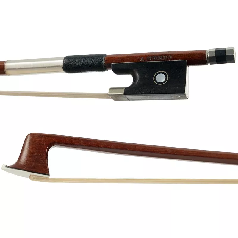 schmidt-brazilwood-violin-bow A Schmidt Brazilwood Violin Bow