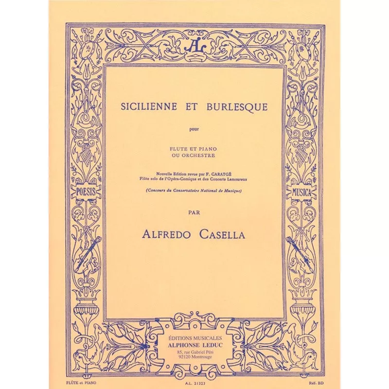 sicilienne-e-burlesque-flute-piano Sicilienne E Burlesque (Flute and Piano)