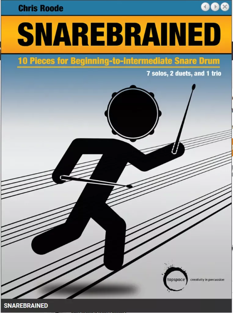 snarebrained-10-pieces-beginning-to-intermediate-snare-drum Snarebrained:10 Pieces for Beginning to Intermediate Snare Drum